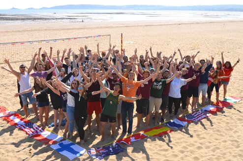 Swansea University - the closest university to a beach in the world! Swansea University International Visiting & Exchange Students Farewell Beach Party